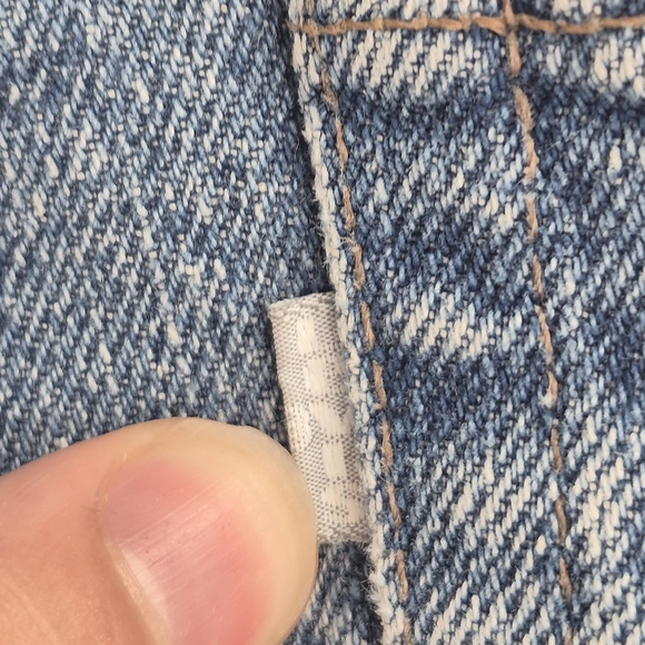 Levis Mens Vintage Y2k Retro Blue Silver Tab Straight Leg Size 34x29 - Picture 12 of 15